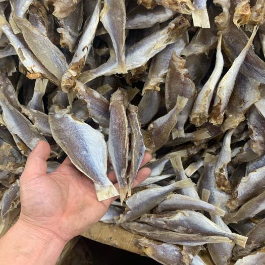 Khô cá đù nhỏ không đầu, mặn vừa, không chất bảo quản