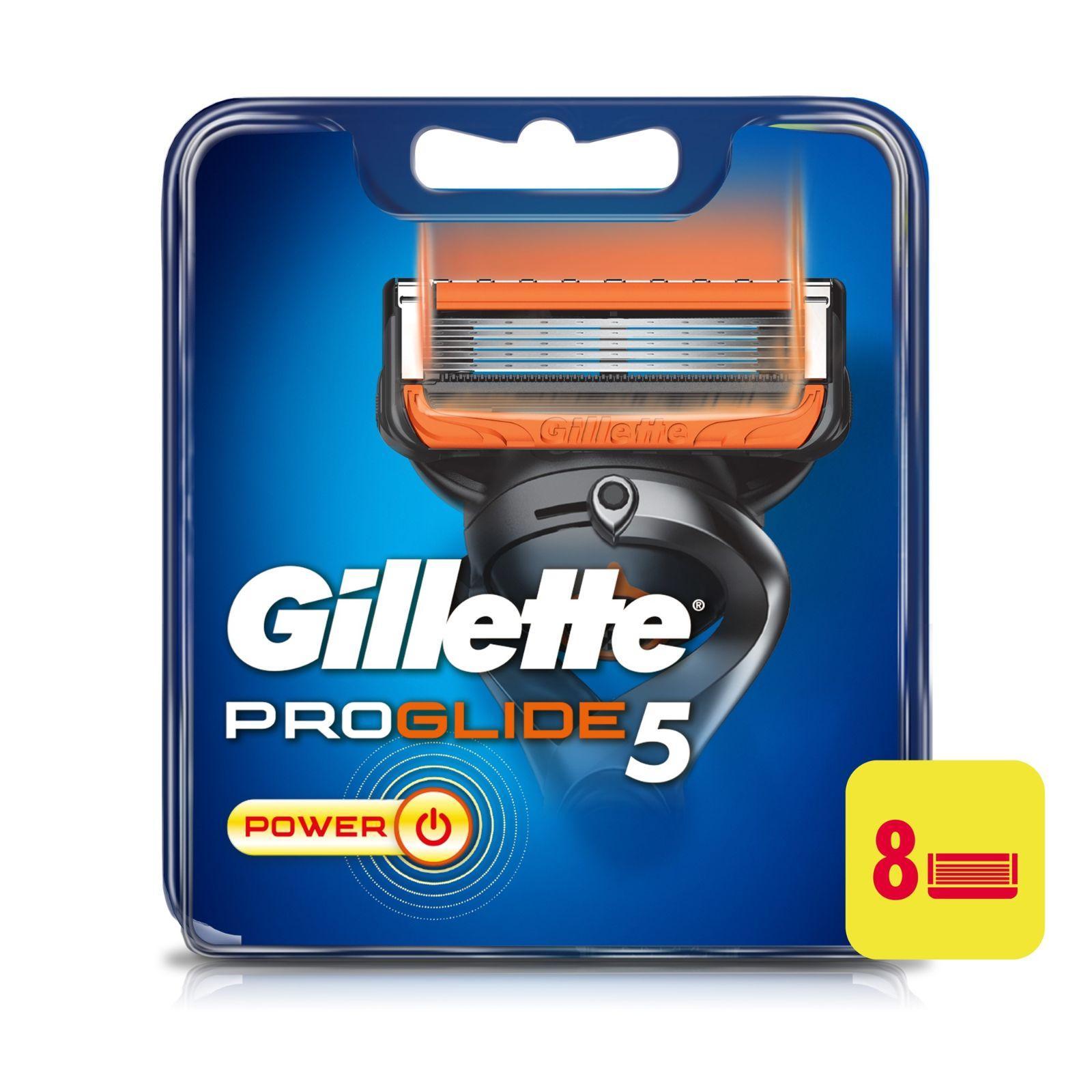 gillette proglide sensitive mens razor handle and 4 blade refills