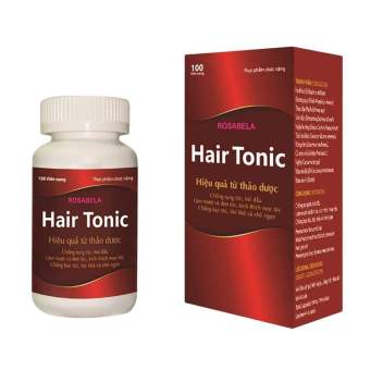 Viên uống kích thích mọc tóc Hair Tonic - bổ sung các loại dược liệu quý cùng vitamin H, vitamin B5 - giúp mái tóc chắc khỏe, dày mượt