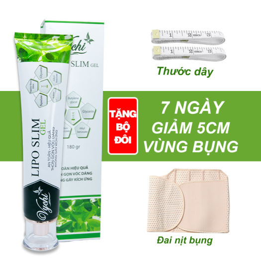 kem tan mỡ LIPOSLIM GEL gel tan mỡ từ thiên nhiên không nóng rát an toàn cho cả mẹ bầu sau sinh, cam kết hiệu quả chỉ sau 2 tuần sử dụng sản phẩm giúp giảm mỡ bùng và vùng tay chân đui mà không cần tập thể dục qua nhiều