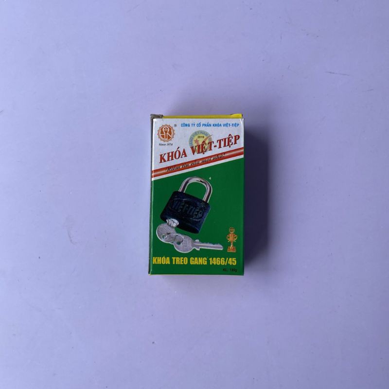 Ổ khoá, khoá cửa gang đen Việt Tiệp chính hãng