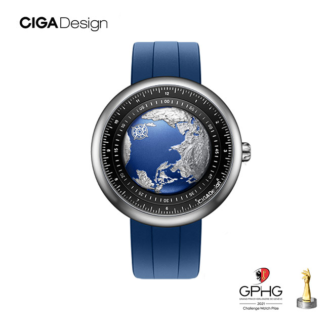 [ประกัน 1 ปี] CIGA Design U Series Blue Planet Mechanical Watch - นาฬิกาออโตเมติกซิก้า ดีไซน์ รุ่น Blue Planet ราคา 32,900 บาท*ส่งฟรี