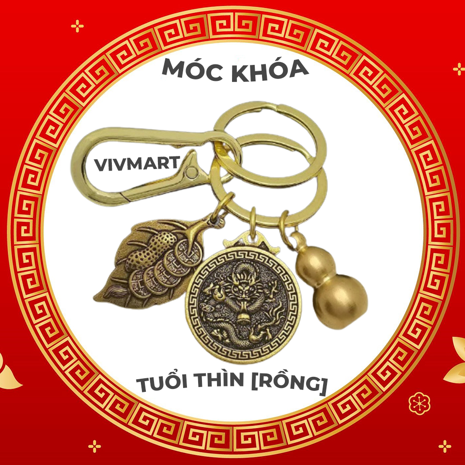 Móc chìa khóa tuổi thìn phong thủy theo bản mệnh 12 con giáp