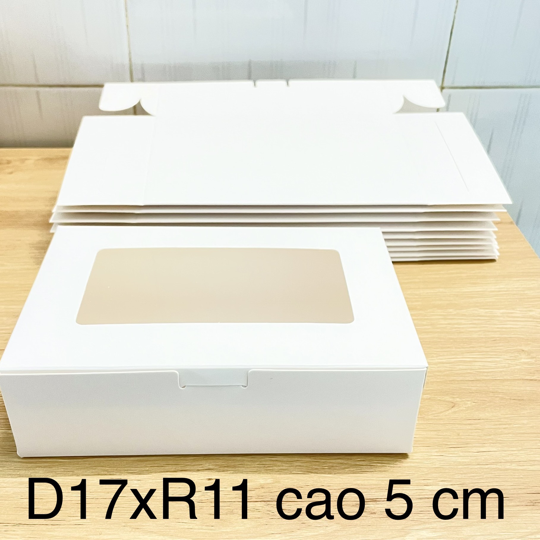 Hộp giấy handmade 17x11x5cm combo 10 hộp