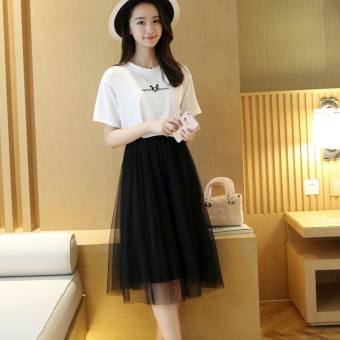 Chân váy voan lưới công chúa 2 lớp bồng bềnh