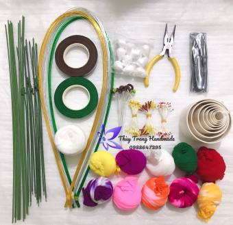 Combo nguyên liệu và dụng cụ HOA VOAN CHO NGƯỜI MỚI LÀM