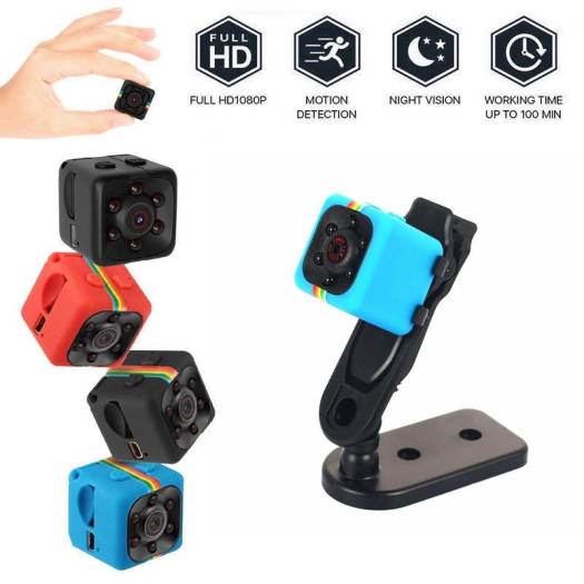 Camera siêu nhỏ mini,Camera Hành Trình Mini DV SQ11 Full HD 1080P Hỗ Trợ Ban Đêm Cao Cấp AZONE,thiết kế nhỏ gọn, quay phim cho chất lượng hình ảnh rõ nét,Hỗ trợ thẻ nhớ lên đến 32G Bảo Hành 12T