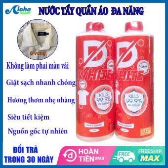 Nước tẩy trắng  quần áo - Tẩy quần áo trắng -Tẩy quần áo - Tẩy quần áo d white - Tẩy quần áo bot - Tẩy quần áo màu - Tẩy quan ao - Tẩy quần áo đa năng.