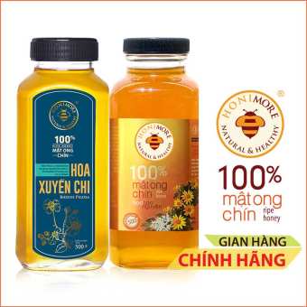 Mật ong rừng, mật ong nguyên chất Mật ong chín Honimore Hoa Xuyến Chi chai 500g - Mật ong rừng nguyên chất 500g- Mật ong đơn hoa - Date mới nhất