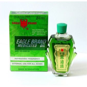 Dầu gió xanh Con Ó Eagle Singapore (24ml)
