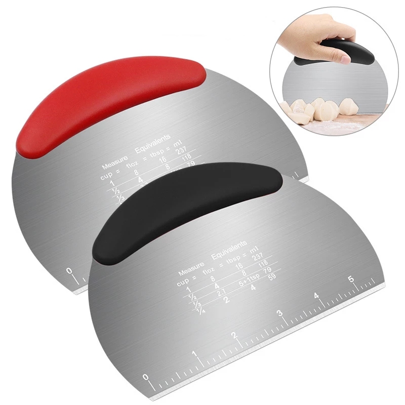 Dao cắt bột có vạch chia bằng thép không gỉ