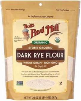 Bột Lúa Mì Đen Nguyên Cám Hữu Cơ ( Organic Dark Rye Flour Whole Grain ) Bob’s Red Mill 567g