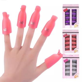 Kẹp ủ tháo gel móng tay - Bộ 10 kẹp nhựa bền chắc chuyên dụng cho dân làm móng - Sugar Nails
