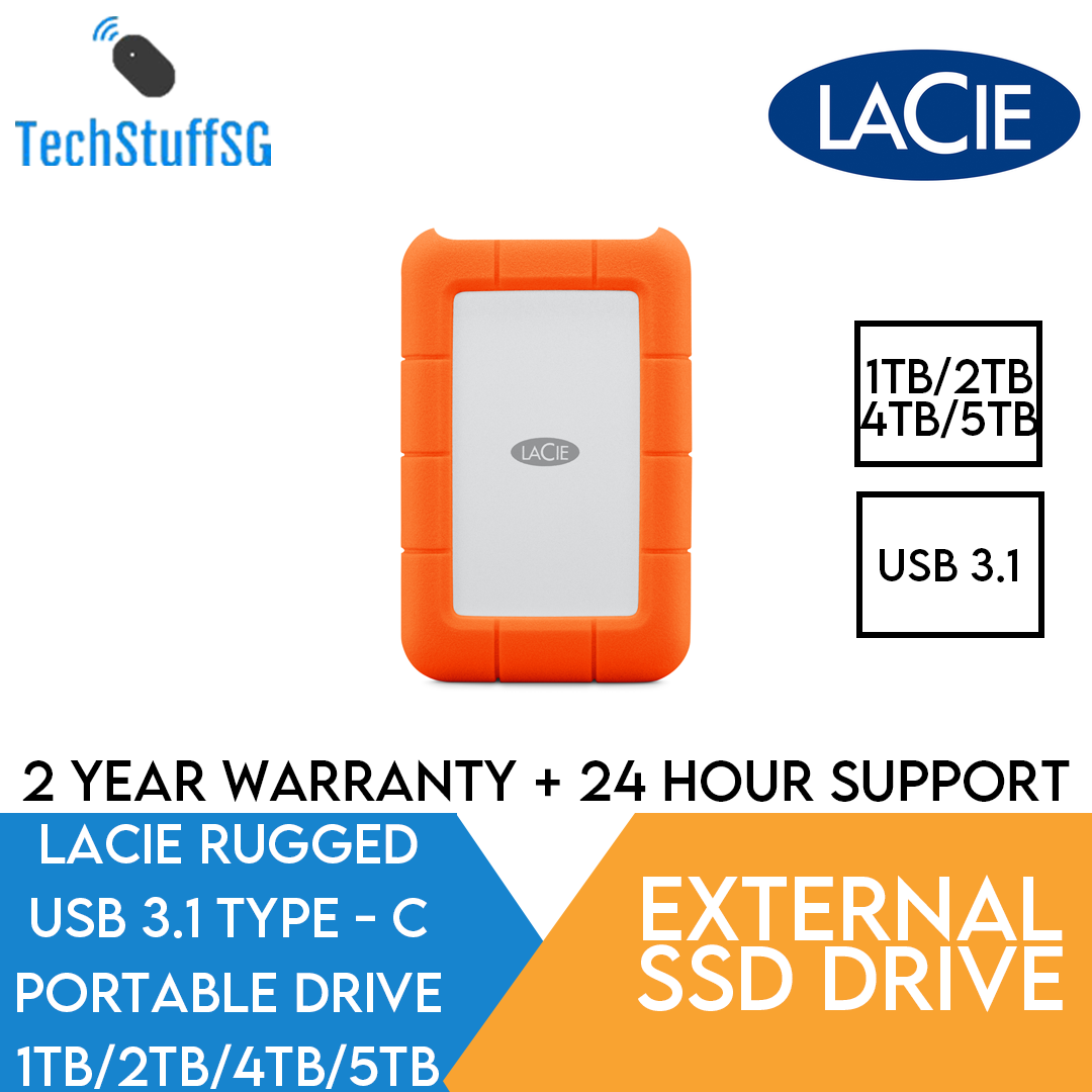 Lacie Rugged External Hard Drive - Best Price in Singapore - Oct