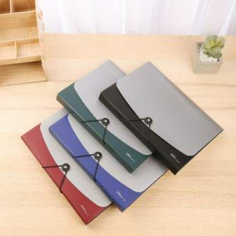 Cặp tài liệu cặp học thêm A4 Deli nhiều ngăn 5558