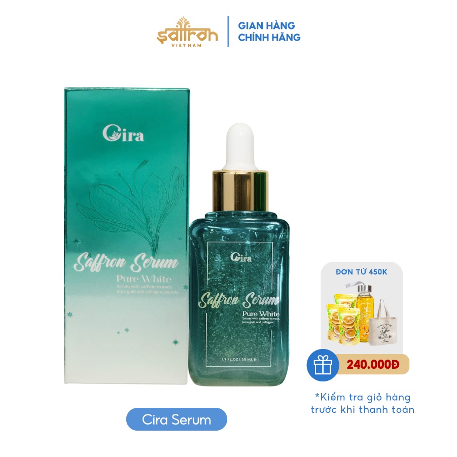 Tinh chất tái táo da Cira 50ml CIRA SAFFRON SERUM SAFFRON VIỆT NAM