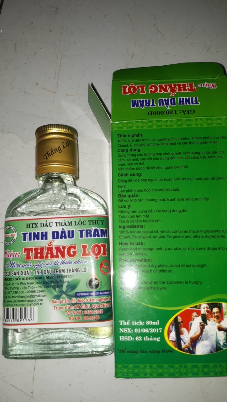 Dầu tràm Huế chai 100ml