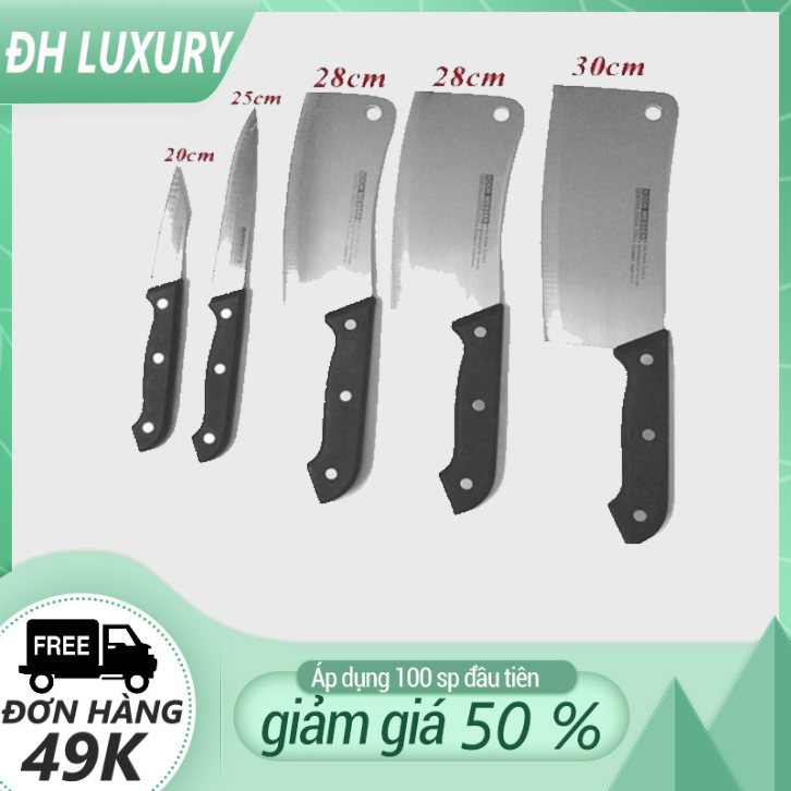 Bộ dao kitchen knife 5 món made in thái lan
