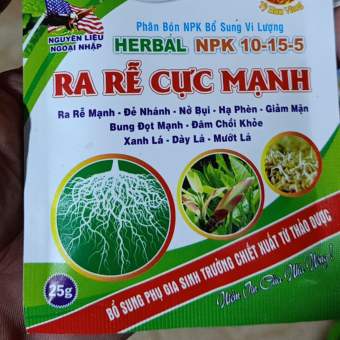 PHÂN BÓN RA RỄ CỰC MẠNH (combo 10 gói 25 gam)