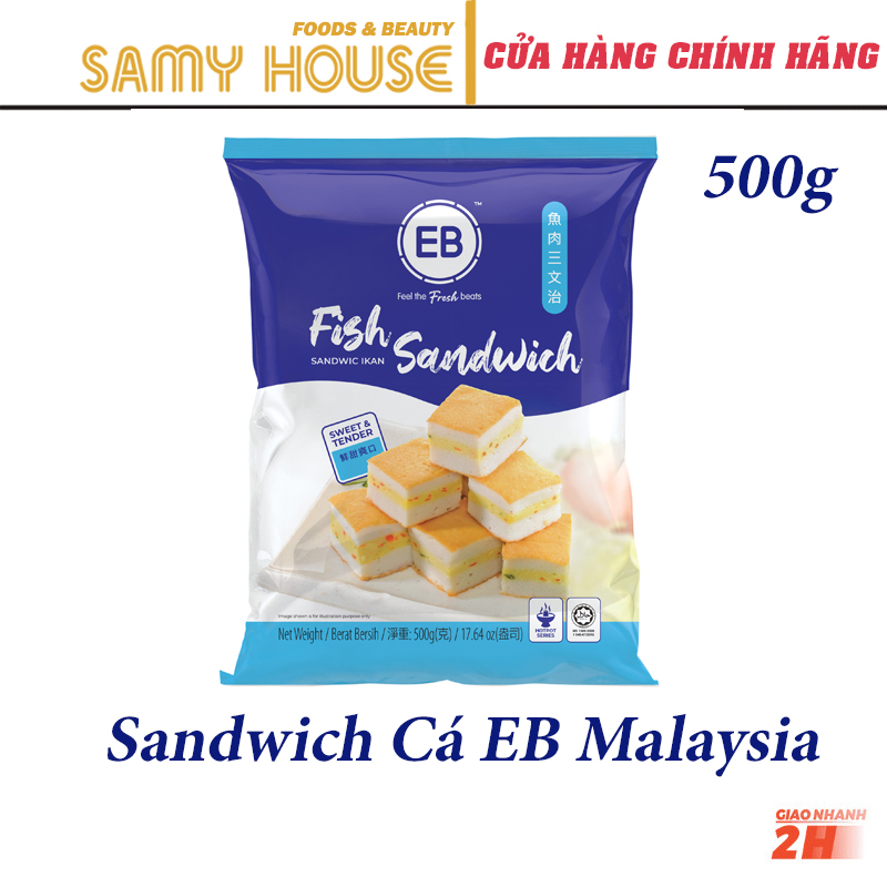[Samy Food] [HCM SHIP 2H] Sandwich Cá Hồi EB Malaysia 500g