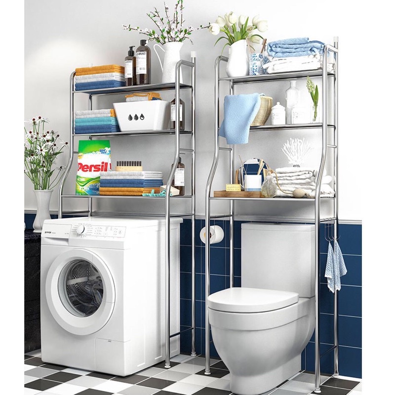 Kệ để đồ sau bồn cầu inox
