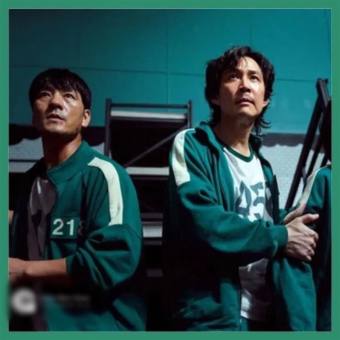 Bộ quầ áo squid game Miuzi,Trò chơi con mực hót trend vải nỉ da cá DT030