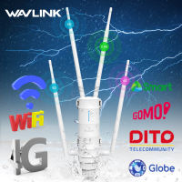 WAVLINK AC1200 High Power Outdoor Weatherproof WiFi Range Extender/Wireless Access Point/mesh agent Dual Band 2.4GHz 300Mbps+5.8 GHz 867Mbps 4x7dBi Detachable Omni Directional Antennas Easy Mesh Technology Supported No WiFi Dead Zones For Whole Home