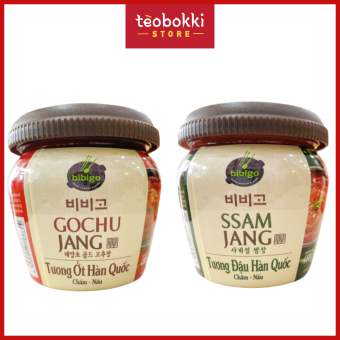 Tương ớt gochujang, tương đậu ssamjang chấm thịt nướng Bibigo 460g, 480g