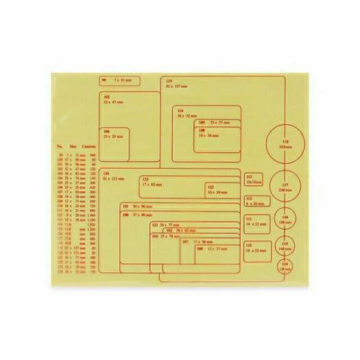 Nhãn Decal - Nhãn Dán Tommy Từ Mã 99 - 124 ( 1 xấp )