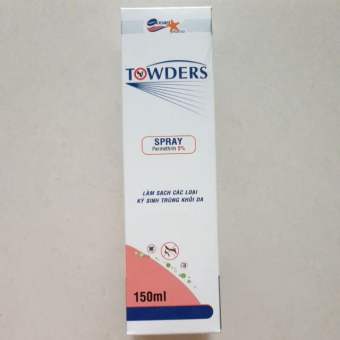TOWDERS SPRAY 150ML - permethrin Thuốc xịt ghẻ ngứa