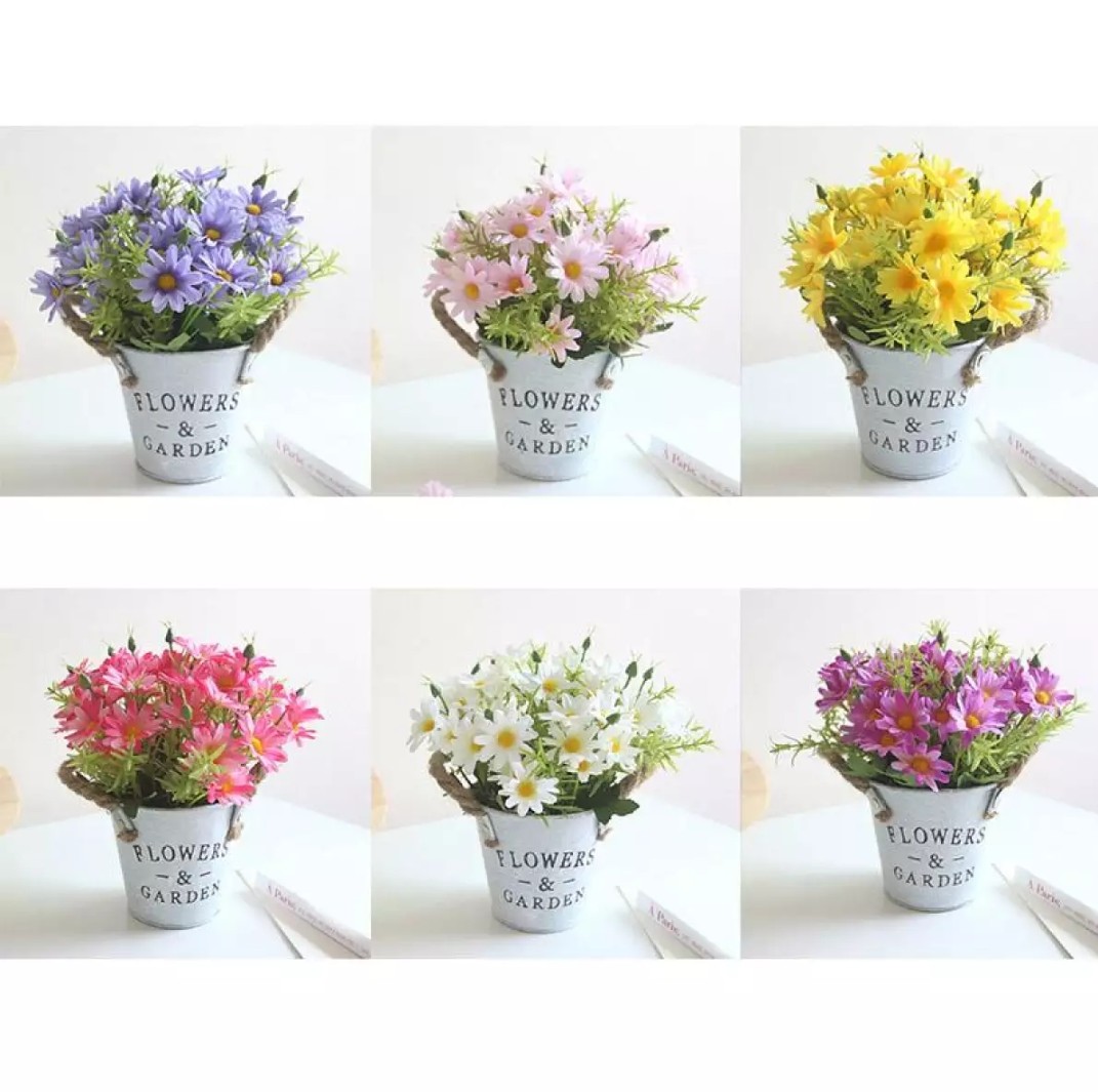 Chrysanthemen-Blumentöpfe für die Heimdekoration, Kunstblumen für den Tisch, Kunstblumen, Kunstblumen für die Wohnzimmerdekoration, Seidenblumen, Trockenblumen, Stoffblumen, Kunstblumen an der Wand, Kunstblumentöpfe, Kunstblumentöpfe für den Tisch