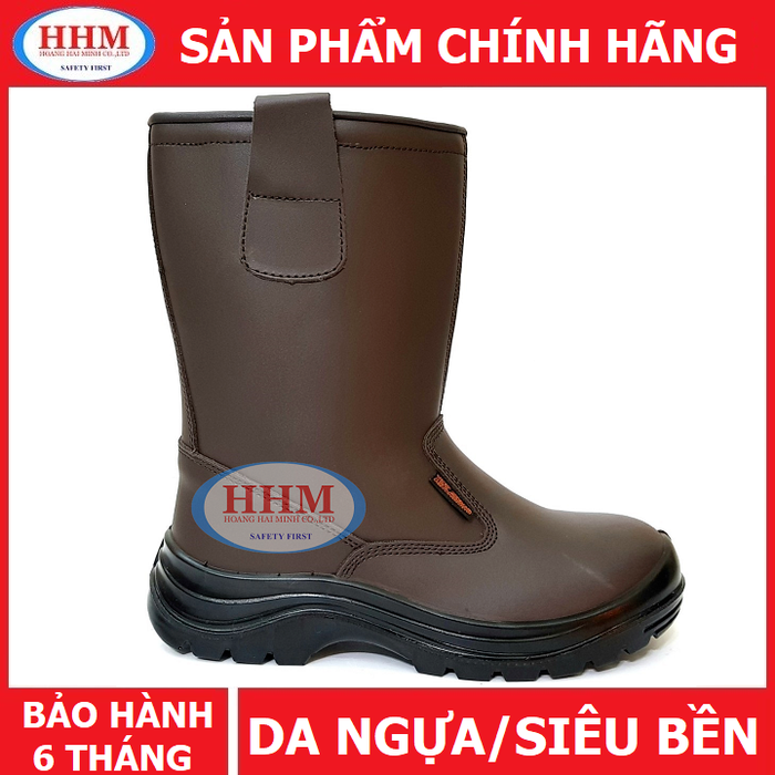 Ủng da bảo hộ cao cấp Xincaihong 895181 - màu nâu