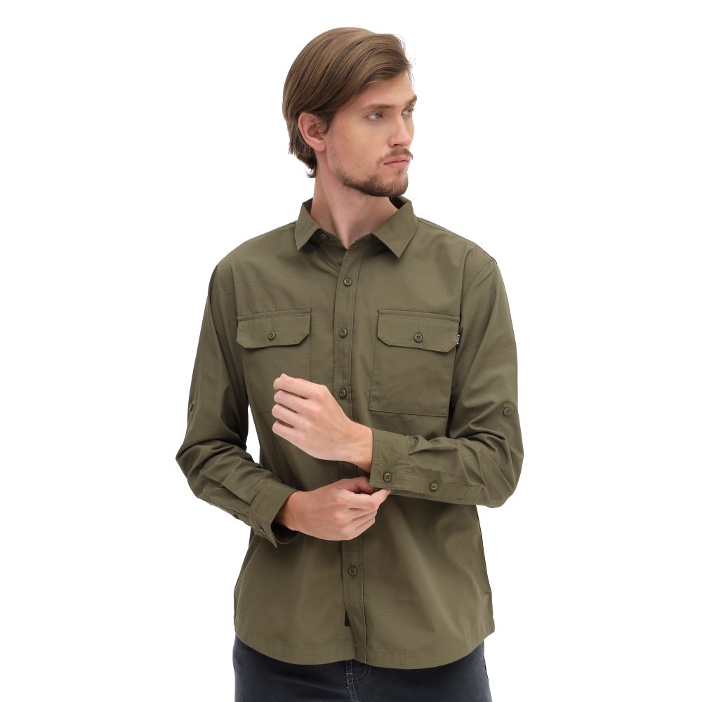 910007534 RAWSON LS SHIRT - OLI