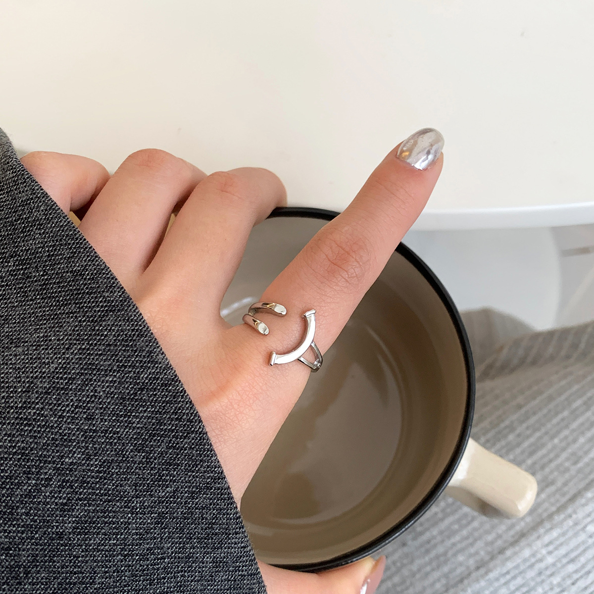 Nhẫn Bell Mew freesize siêu đáng yêu, cá tính NHAN83