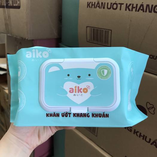 Khăn giấy ướt Aiko 100 tờ