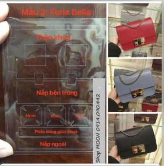 Miếng dán khóa túi Furla Bella