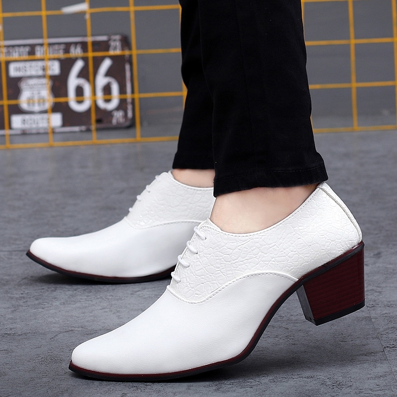 Mens high hot sale heel shoes