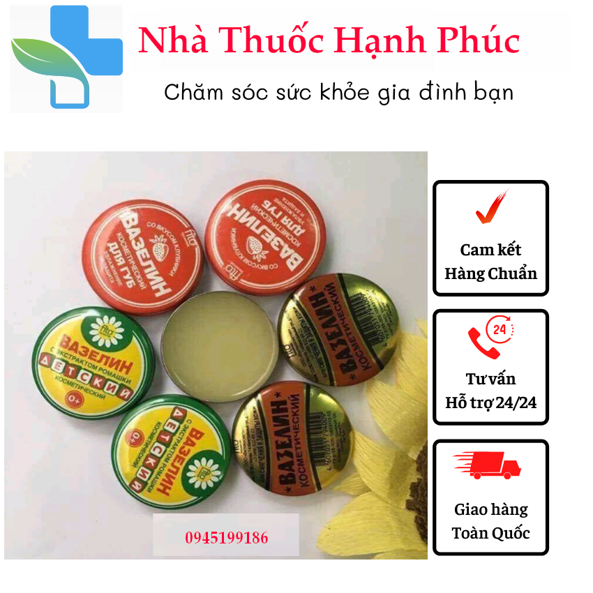Kem sáp nẻ dưỡng ẩm, nẻ, khô ráp vaselin vaseline fito - nga
