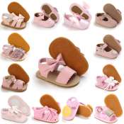 Baby Pink Sandals - Cute Girls Walking Shoes (Brand: )