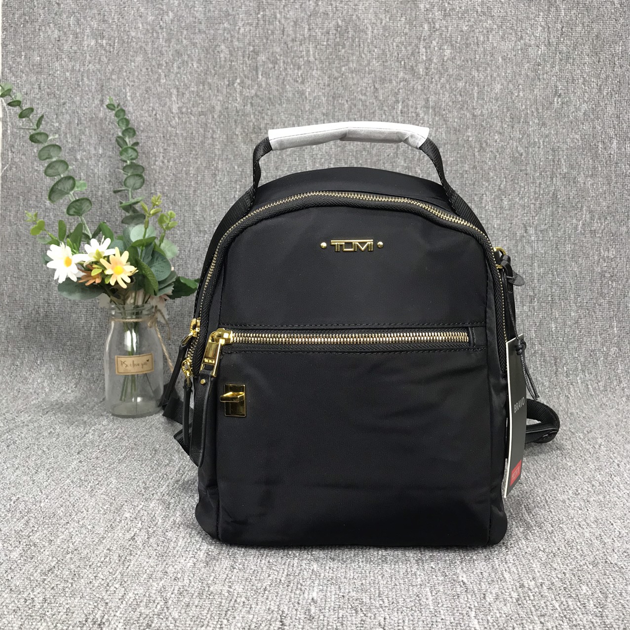 Balo mini TUMI xuất dư xịn chất liệu vải dù Oxford cao cấp
