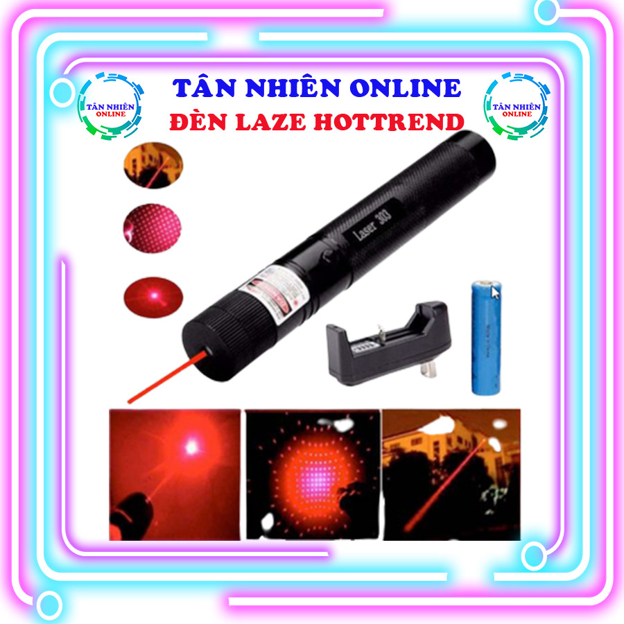 [Hỏa tốc] Đèn Lazer 303, tia đỏ- cực sáng công suất lớn chiếu xa 3km, Tân nhiên online