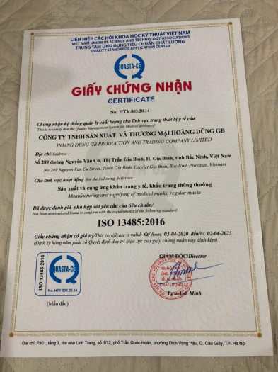 Thùng 300 cái khẩu trang 4D KF94 Hoàng Dũng mask