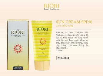 Kem chống nắng RIORI HANA Sun Cream SPF50