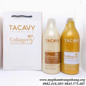 Combo cặp dầu gội xã Colagen Tacavy 1000ml x2