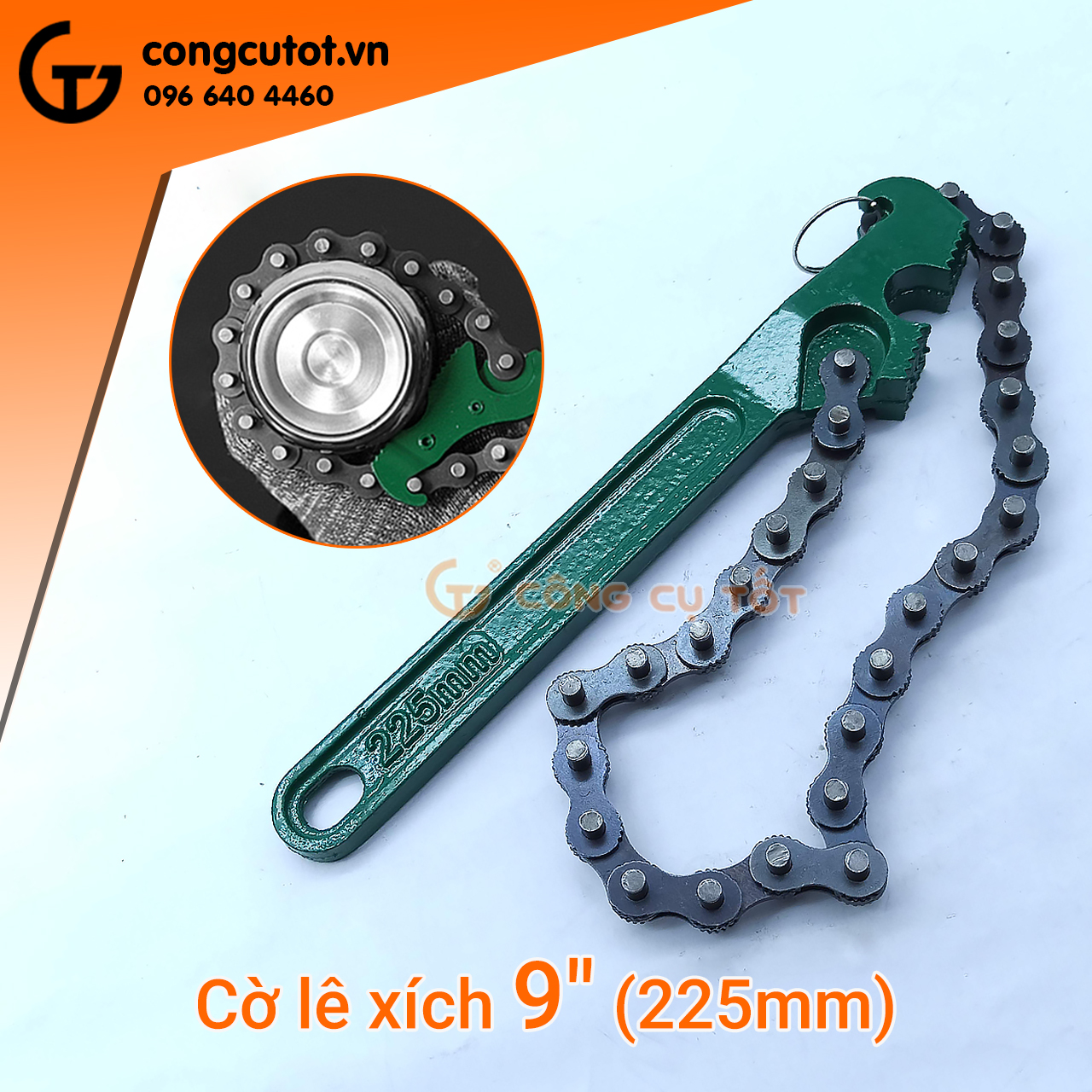 Cờ lê xích các cỡ 200mm, 225mm, 300mm, 400mm