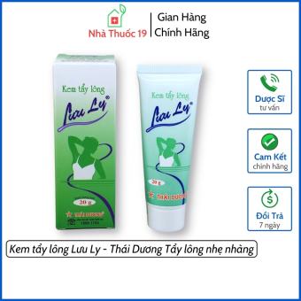 Kem Tẩy Lông Triệt Lông Lưu Ly - Sao Thái Dương Gel Làm Sạch Lông Tay Lông Chân Nách Kem Wax Bikini ( Tuýp 20g )