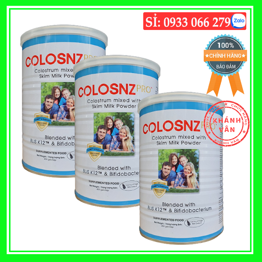 - sữa non coloszn pro 450g của new zealand