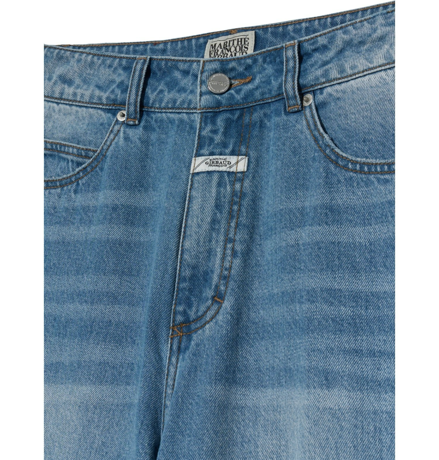 MARITHE FRANCOIS GIRBAUD M Damaged Washing Denim Pants - 2 Colors (2025 New) · v2