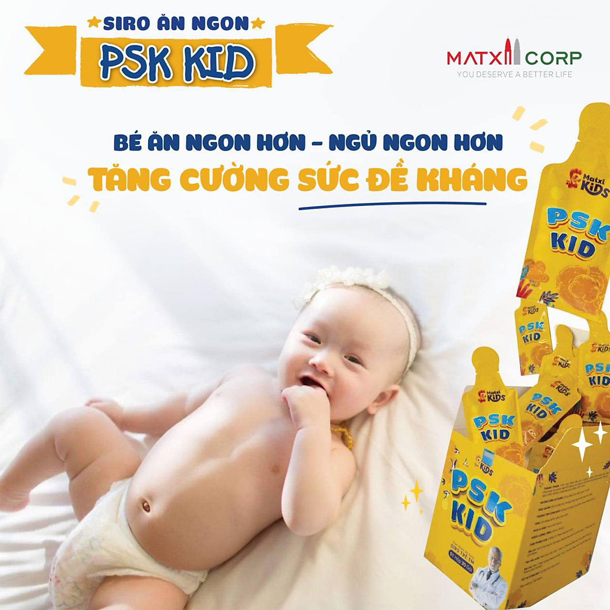 💪👶Siro PSK Kid giúp tăng đề kháng, giúp bé ăn ngon, ngủ ngon, cải thiện táo bón, tăng cân đều, phát triển toàn diện