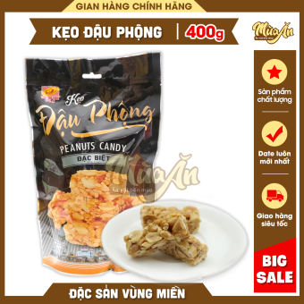 Kẹo đậu phộng đặc biệt, kẹo thèo lèo giòn thơm Tân Huê Viên 400g